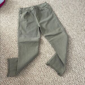Stylish Olive Green Jeans